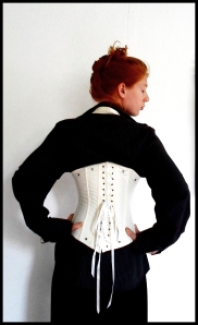 Lady Reaper Corset I won from the back.
